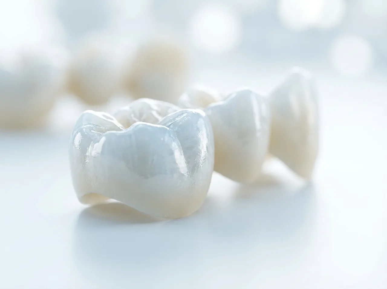 Bleaching bei Kronen, Füllungen und Veneers