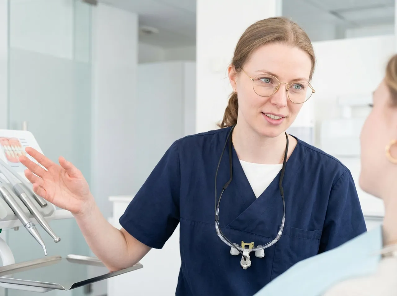 Trockenlegung während der Behandlung