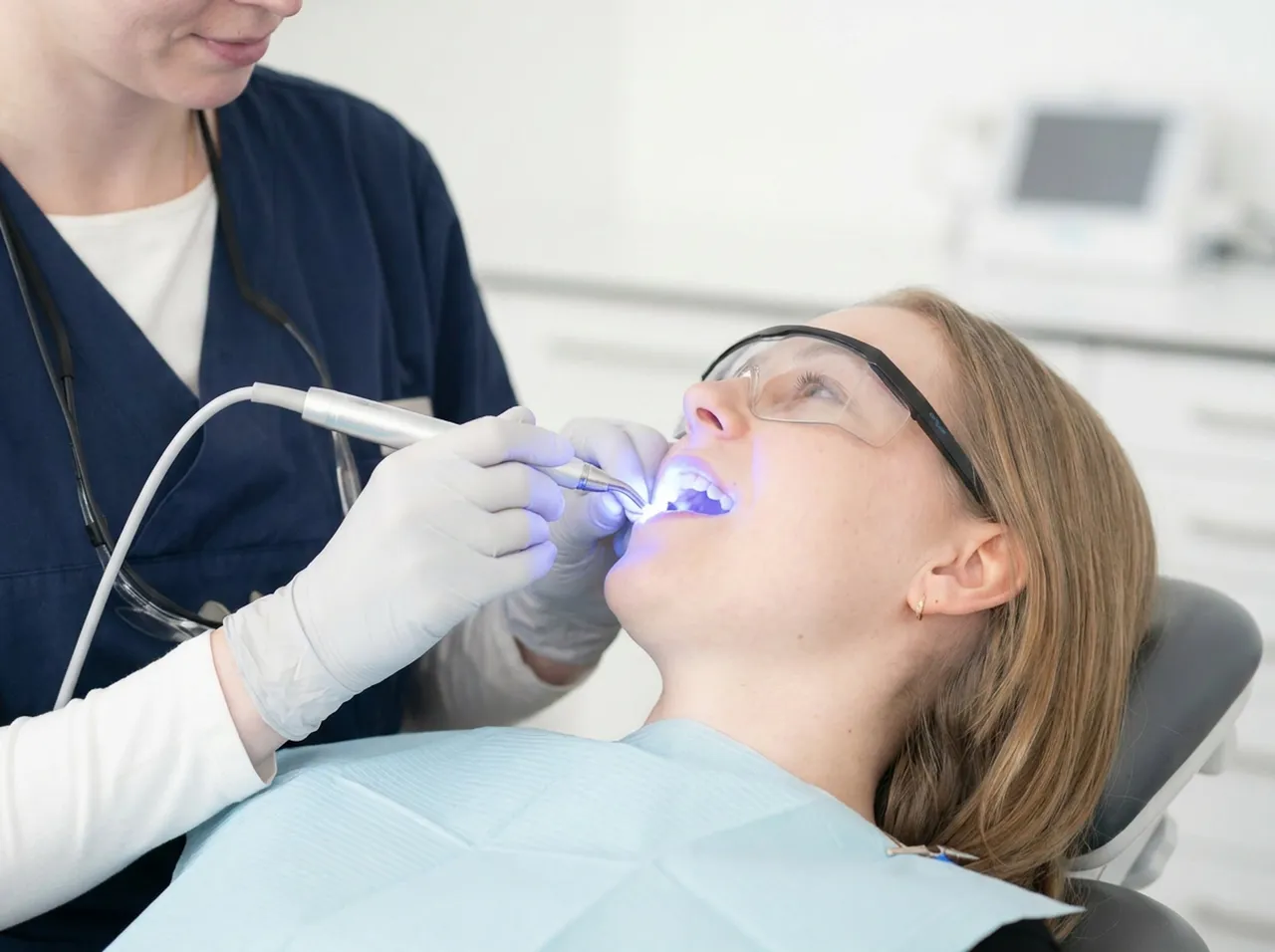 Laserbehandlung und Sedierung